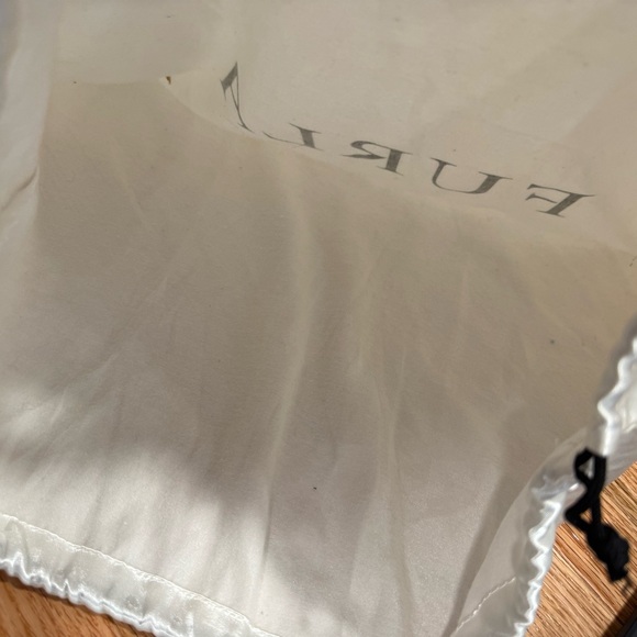 Furla Satin Drawstring Dust Bag in White - Picture 10 of 13